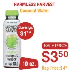 harmless harvest coconut water