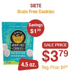 siete grain free cookies